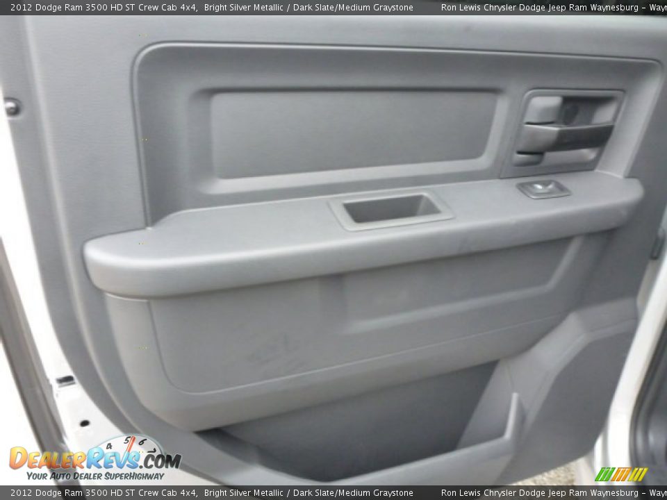 2012 Dodge Ram 3500 HD ST Crew Cab 4x4 Bright Silver Metallic / Dark Slate/Medium Graystone Photo #14