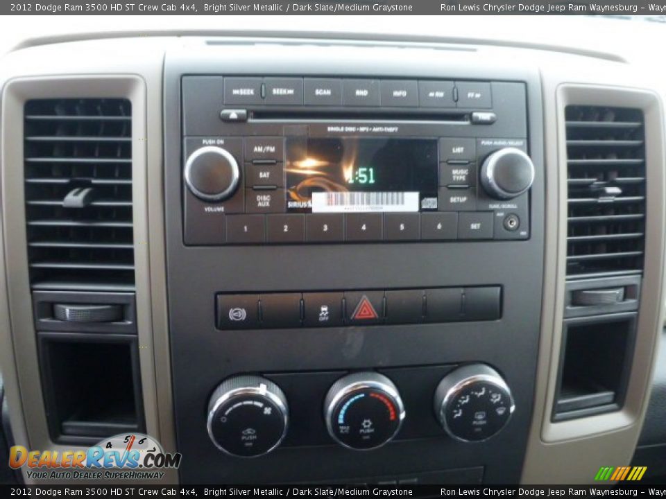 2012 Dodge Ram 3500 HD ST Crew Cab 4x4 Bright Silver Metallic / Dark Slate/Medium Graystone Photo #19