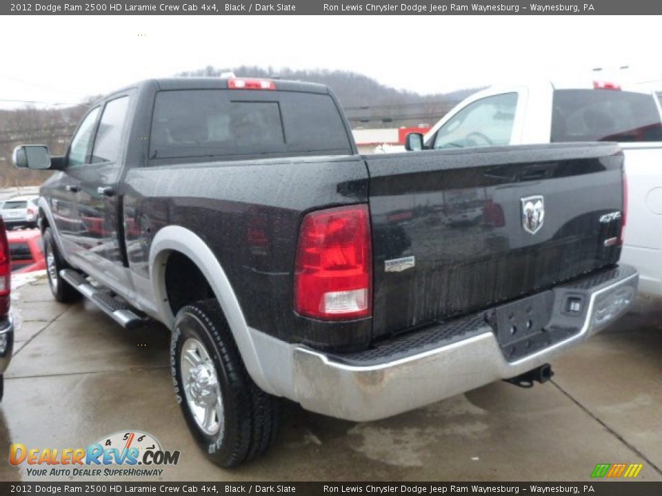 2012 Dodge Ram 2500 HD Laramie Crew Cab 4x4 Black / Dark Slate Photo #2