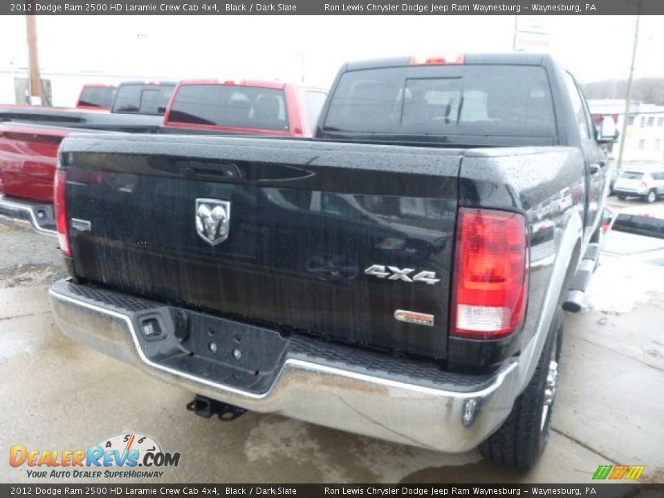 2012 Dodge Ram 2500 HD Laramie Crew Cab 4x4 Black / Dark Slate Photo #5