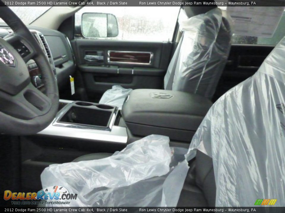 2012 Dodge Ram 2500 HD Laramie Crew Cab 4x4 Black / Dark Slate Photo #9