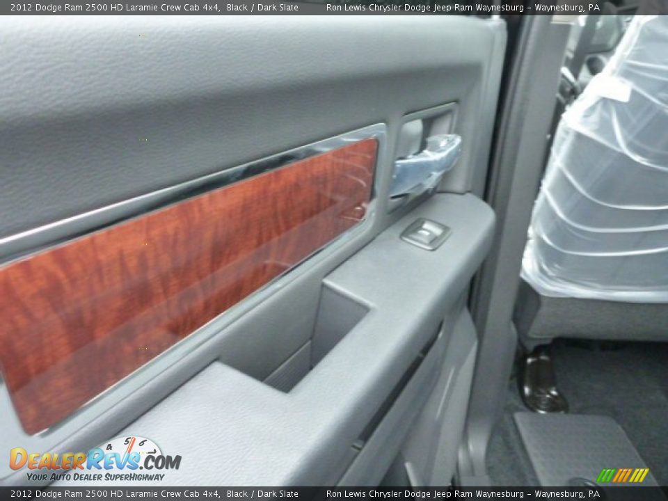 2012 Dodge Ram 2500 HD Laramie Crew Cab 4x4 Black / Dark Slate Photo #12