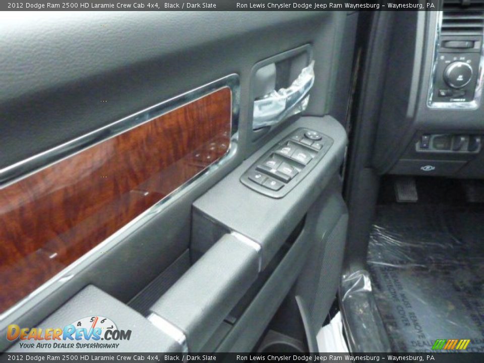 2012 Dodge Ram 2500 HD Laramie Crew Cab 4x4 Black / Dark Slate Photo #13