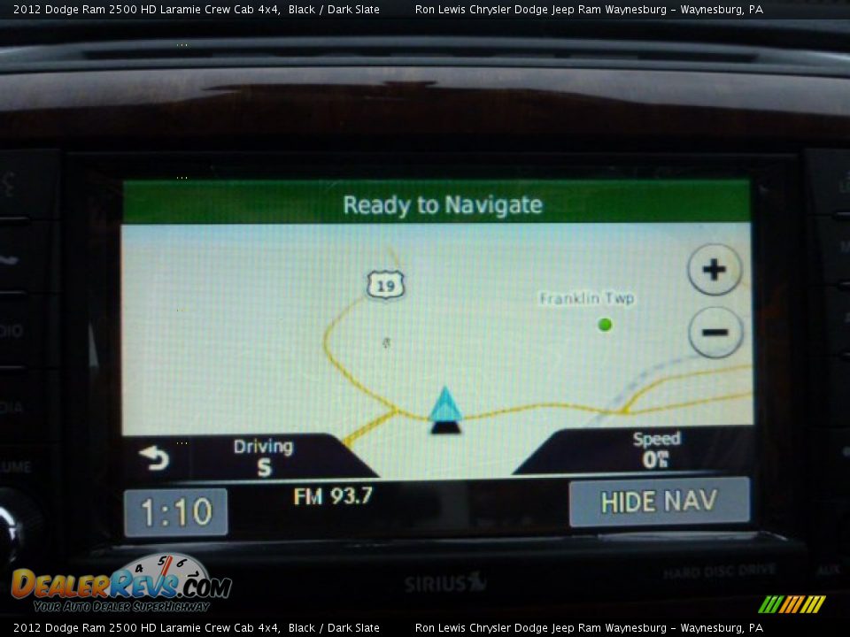 2012 Dodge Ram 2500 HD Laramie Crew Cab 4x4 Black / Dark Slate Photo #17