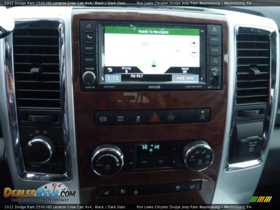 2012 Dodge Ram 2500 HD Laramie Crew Cab 4x4 Black / Dark Slate Photo #19