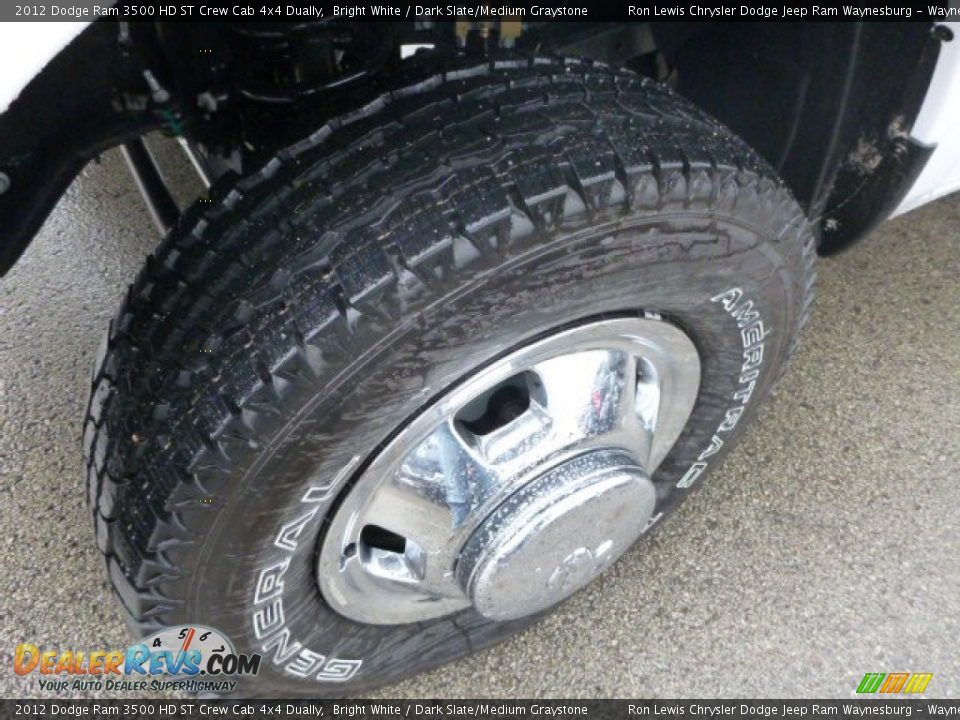2012 Dodge Ram 3500 HD ST Crew Cab 4x4 Dually Bright White / Dark Slate/Medium Graystone Photo #8