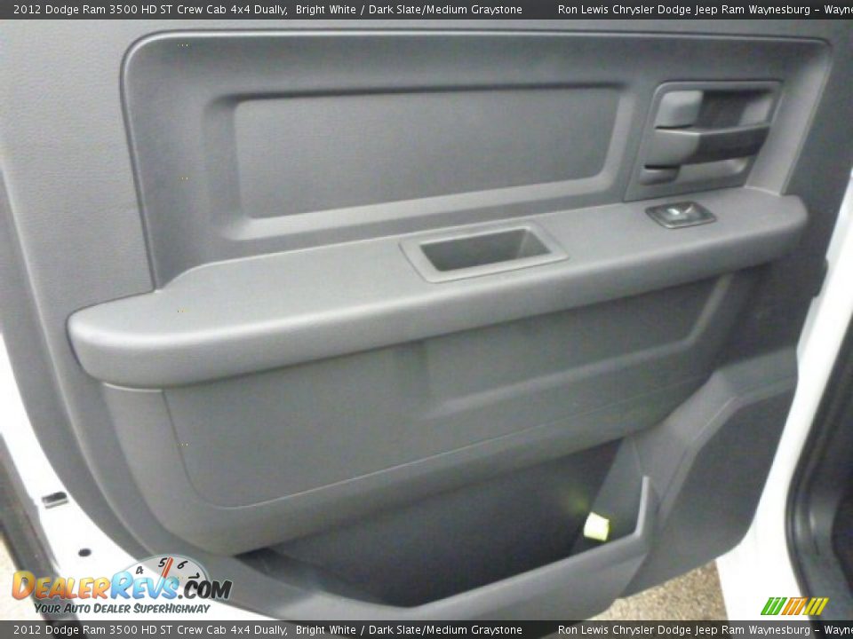 2012 Dodge Ram 3500 HD ST Crew Cab 4x4 Dually Bright White / Dark Slate/Medium Graystone Photo #13