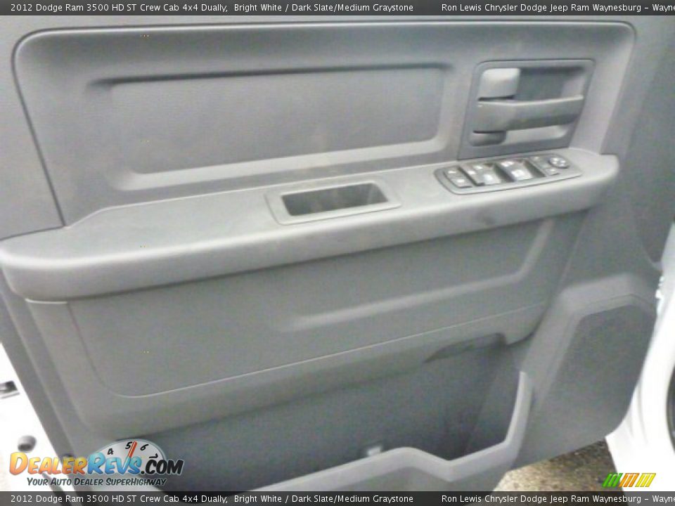 2012 Dodge Ram 3500 HD ST Crew Cab 4x4 Dually Bright White / Dark Slate/Medium Graystone Photo #14