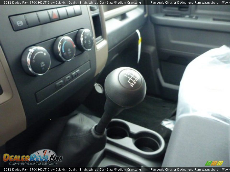 2012 Dodge Ram 3500 HD ST Crew Cab 4x4 Dually Bright White / Dark Slate/Medium Graystone Photo #16