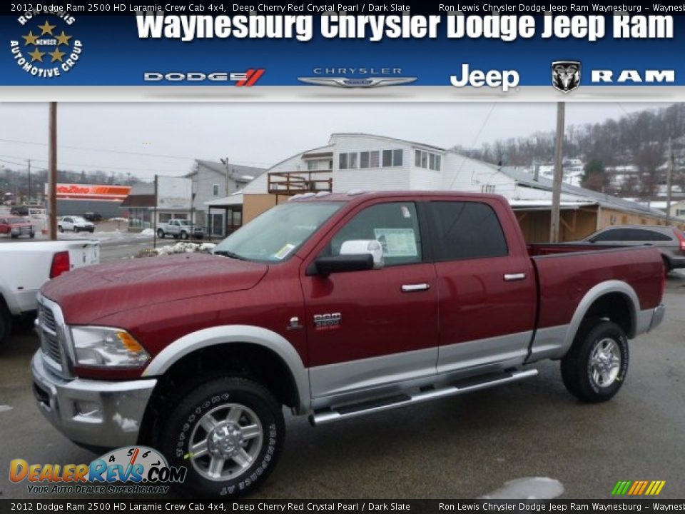 2012 Dodge Ram 2500 HD Laramie Crew Cab 4x4 Deep Cherry Red Crystal Pearl / Dark Slate Photo #1
