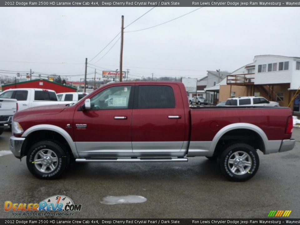 2012 Dodge Ram 2500 HD Laramie Crew Cab 4x4 Deep Cherry Red Crystal Pearl / Dark Slate Photo #2