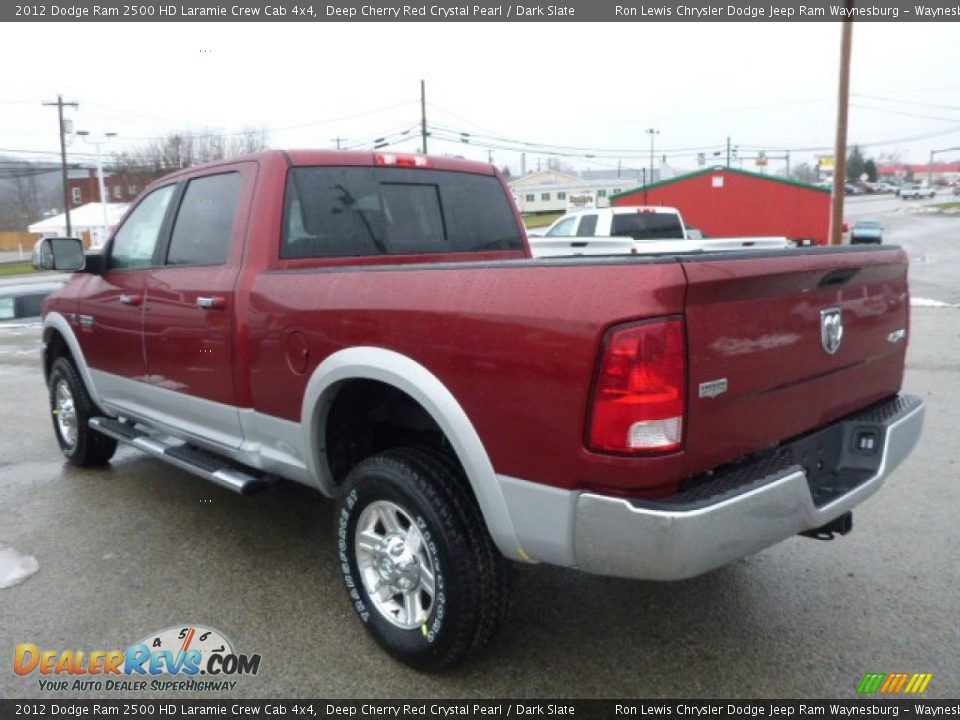 2012 Dodge Ram 2500 HD Laramie Crew Cab 4x4 Deep Cherry Red Crystal Pearl / Dark Slate Photo #3