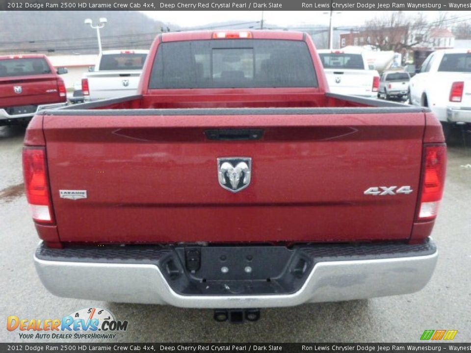 2012 Dodge Ram 2500 HD Laramie Crew Cab 4x4 Deep Cherry Red Crystal Pearl / Dark Slate Photo #4