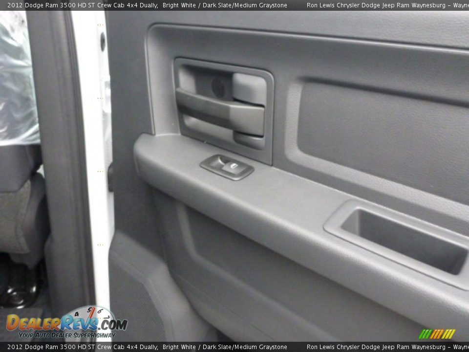 2012 Dodge Ram 3500 HD ST Crew Cab 4x4 Dually Bright White / Dark Slate/Medium Graystone Photo #8
