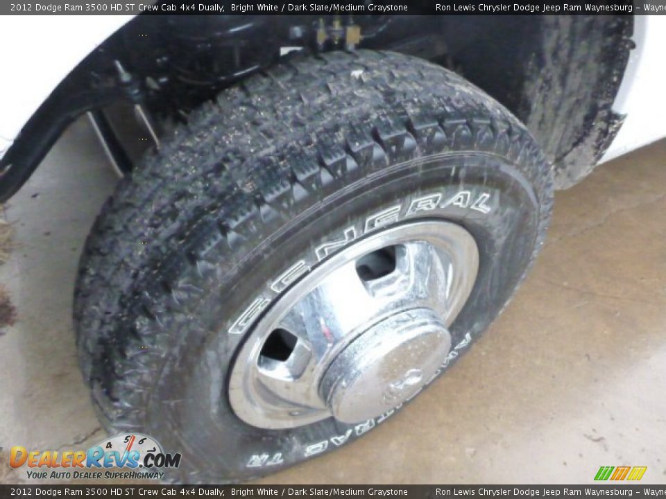 2012 Dodge Ram 3500 HD ST Crew Cab 4x4 Dually Bright White / Dark Slate/Medium Graystone Photo #10