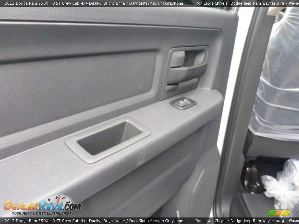2012 Dodge Ram 3500 HD ST Crew Cab 4x4 Dually Bright White / Dark Slate/Medium Graystone Photo #15