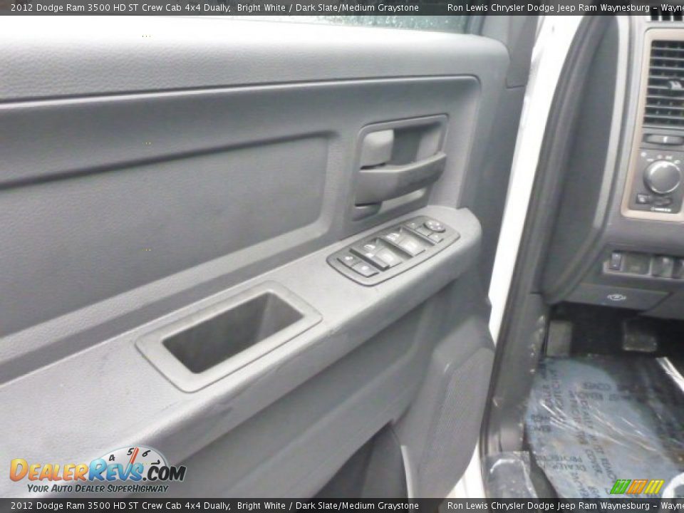 2012 Dodge Ram 3500 HD ST Crew Cab 4x4 Dually Bright White / Dark Slate/Medium Graystone Photo #16