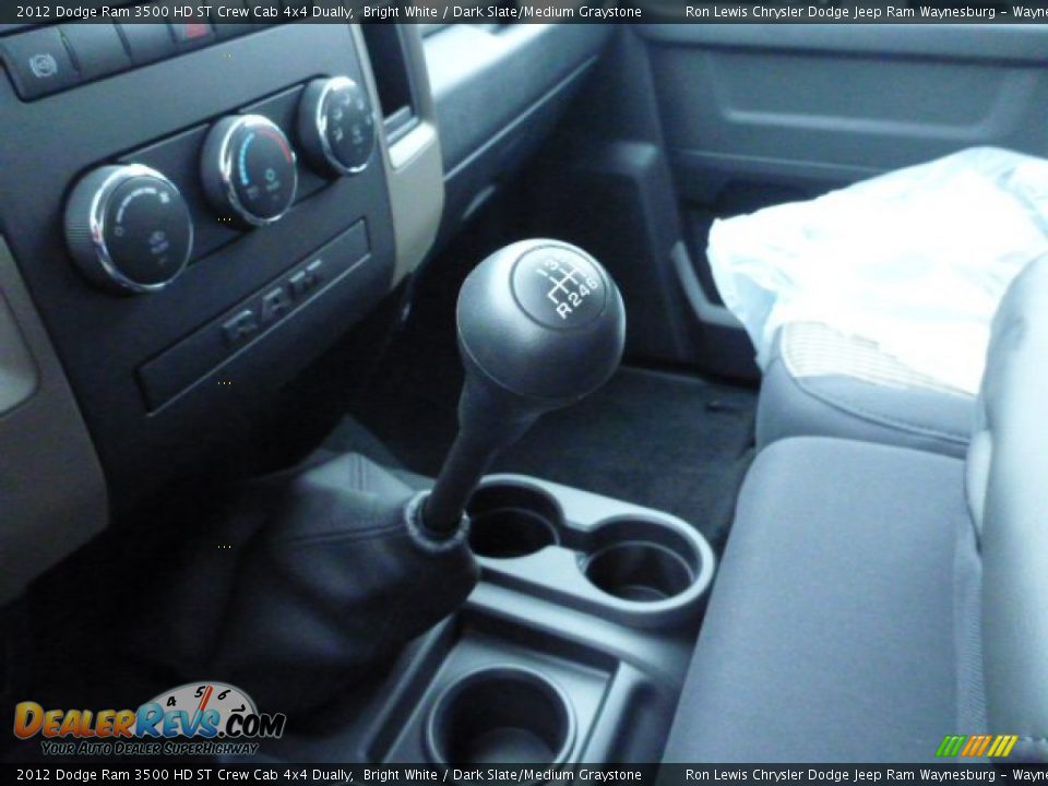 2012 Dodge Ram 3500 HD ST Crew Cab 4x4 Dually Bright White / Dark Slate/Medium Graystone Photo #18