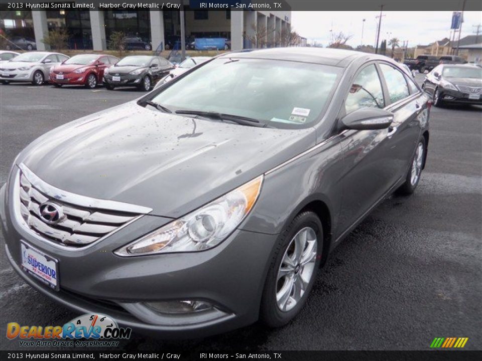 2013 Hyundai Sonata Limited Harbor Gray Metallic / Gray Photo #2