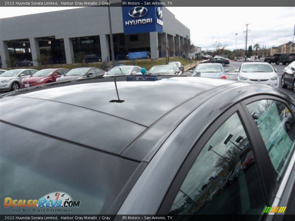 2013 Hyundai Sonata Limited Harbor Gray Metallic / Gray Photo #5