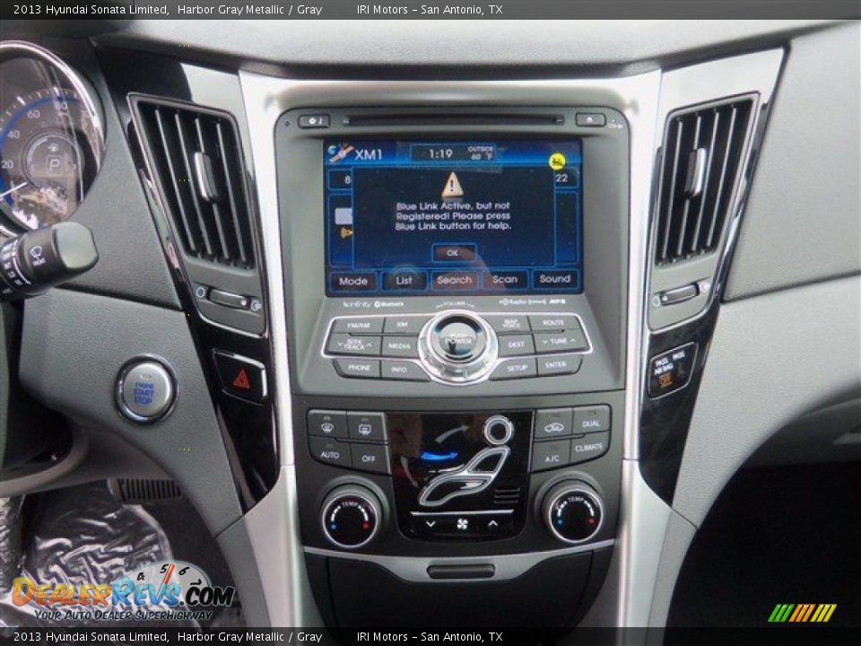 2013 Hyundai Sonata Limited Harbor Gray Metallic / Gray Photo #15