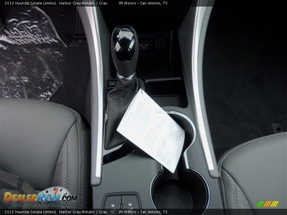 2013 Hyundai Sonata Limited Harbor Gray Metallic / Gray Photo #16