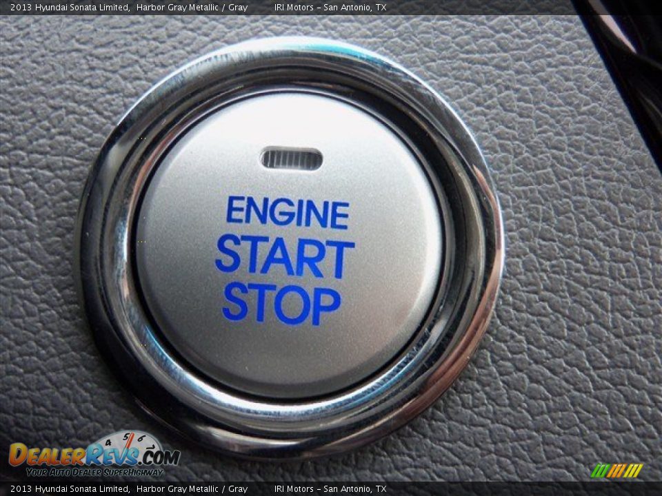 2013 Hyundai Sonata Limited Harbor Gray Metallic / Gray Photo #17
