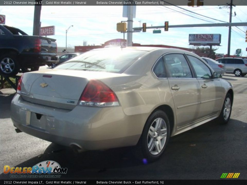 2012 Chevrolet Impala LT Gold Mist Metallic / Neutral Photo #4