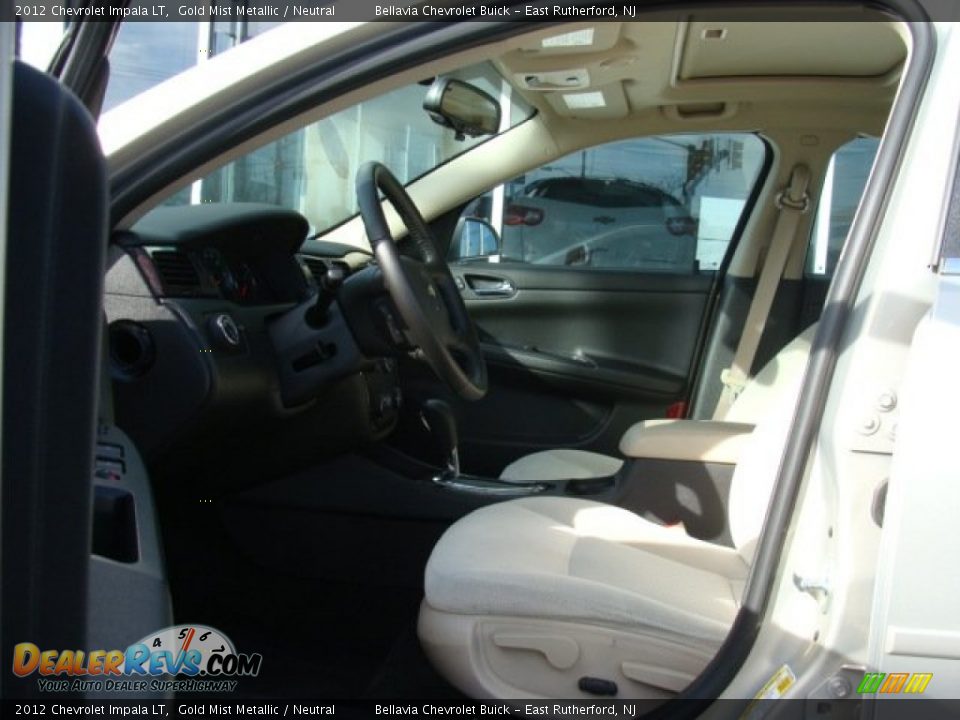 2012 Chevrolet Impala LT Gold Mist Metallic / Neutral Photo #7