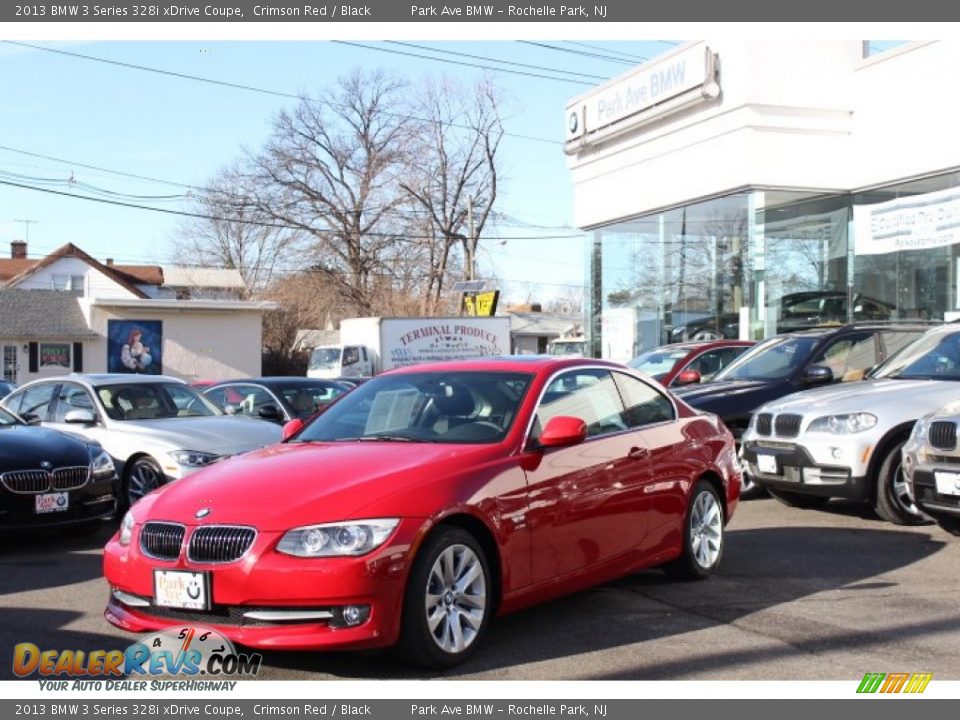 2013 BMW 3 Series 328i xDrive Coupe Crimson Red / Black Photo #1