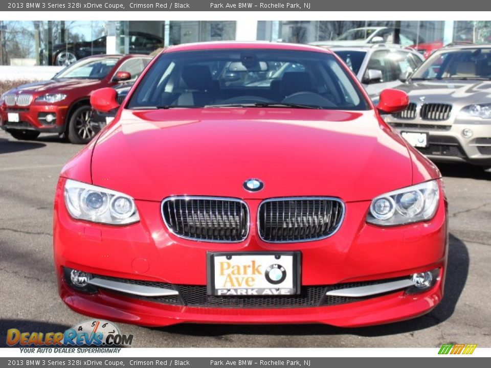 2013 BMW 3 Series 328i xDrive Coupe Crimson Red / Black Photo #2