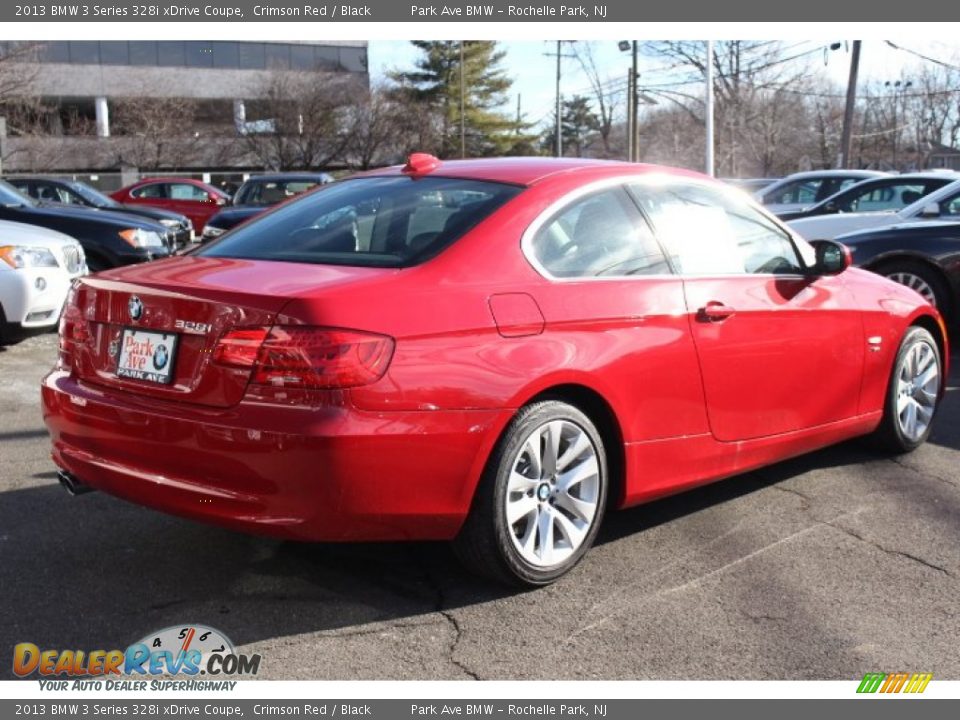 2013 BMW 3 Series 328i xDrive Coupe Crimson Red / Black Photo #5