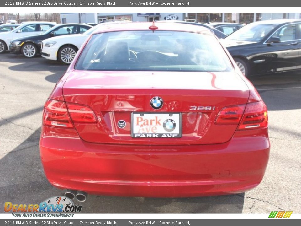 2013 BMW 3 Series 328i xDrive Coupe Crimson Red / Black Photo #6