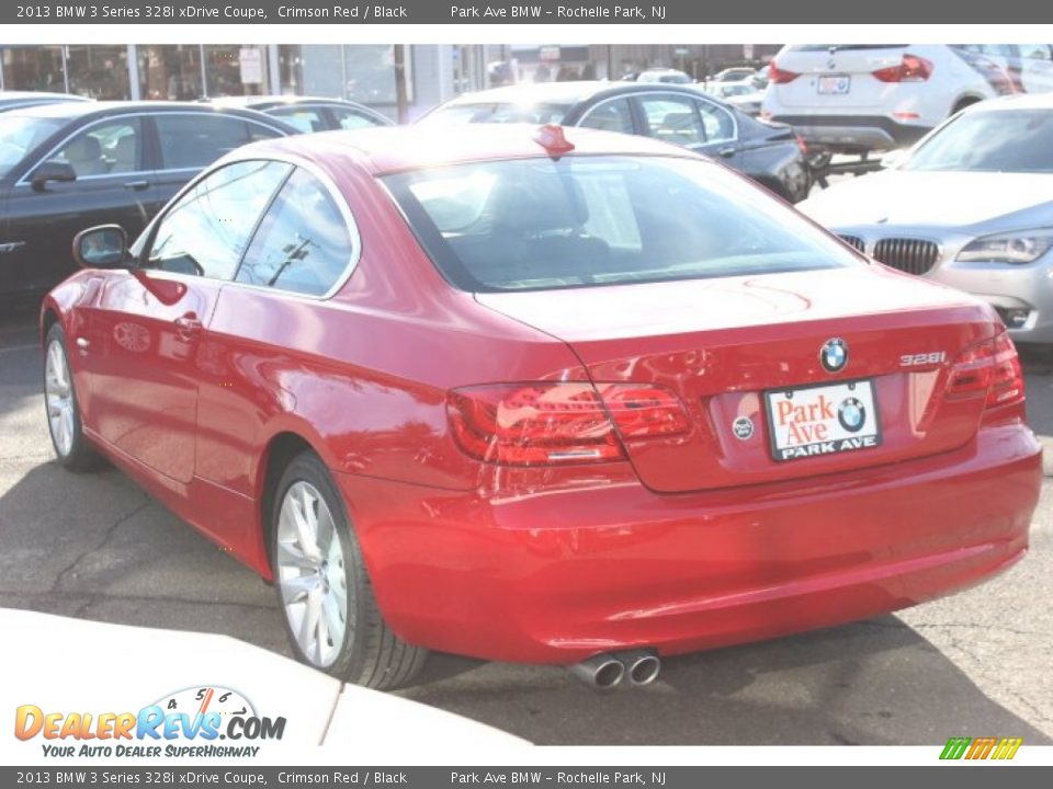 2013 BMW 3 Series 328i xDrive Coupe Crimson Red / Black Photo #7