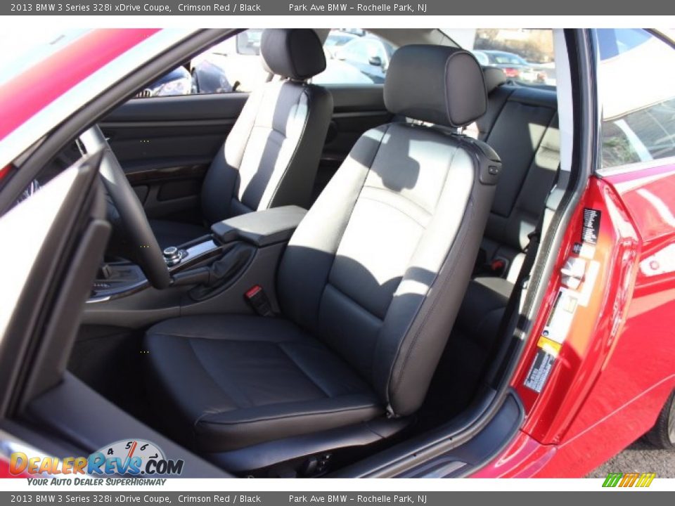 2013 BMW 3 Series 328i xDrive Coupe Crimson Red / Black Photo #12
