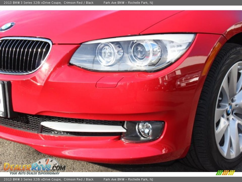 2013 BMW 3 Series 328i xDrive Coupe Crimson Red / Black Photo #28