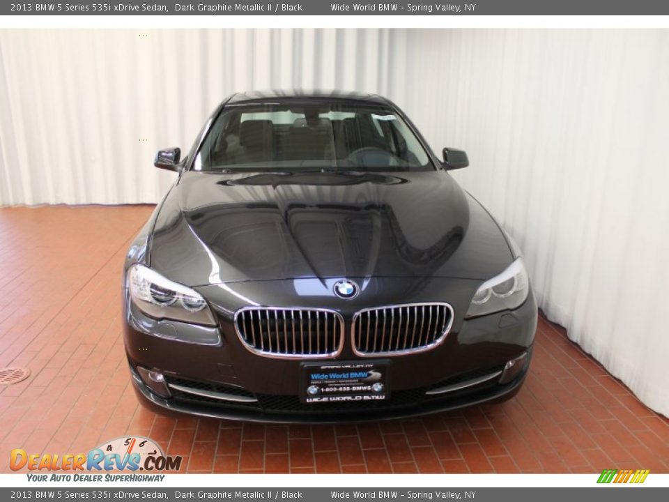 2013 BMW 5 Series 535i xDrive Sedan Dark Graphite Metallic II / Black Photo #2