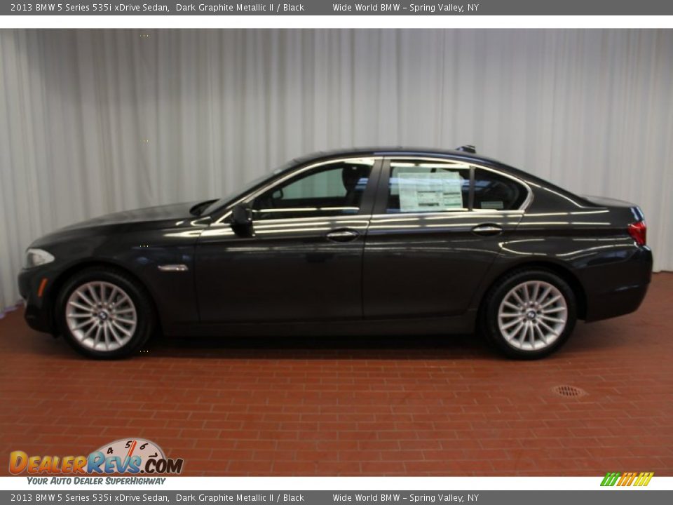 2013 BMW 5 Series 535i xDrive Sedan Dark Graphite Metallic II / Black Photo #3