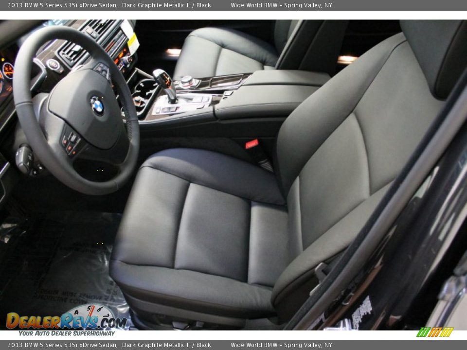 2013 BMW 5 Series 535i xDrive Sedan Dark Graphite Metallic II / Black Photo #8