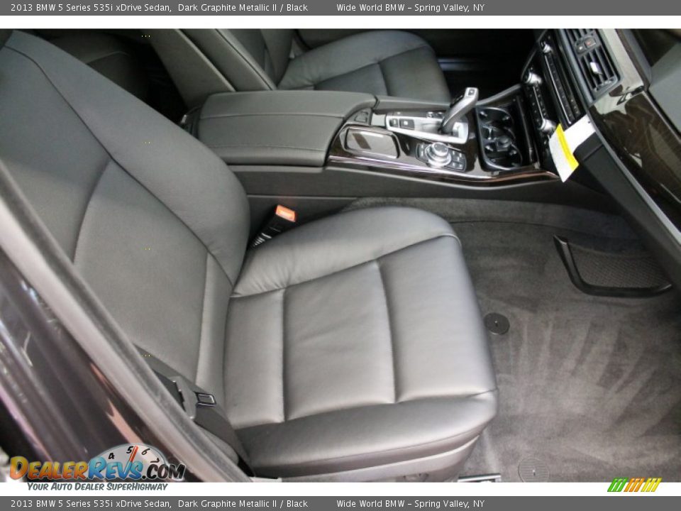 2013 BMW 5 Series 535i xDrive Sedan Dark Graphite Metallic II / Black Photo #10