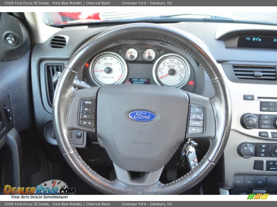 2008 Ford Focus SE Sedan Steering Wheel Photo #22