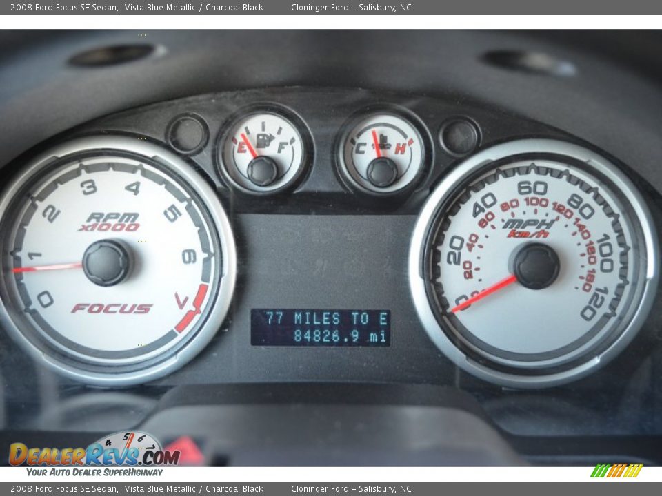 2008 Ford Focus SE Sedan Gauges Photo #26