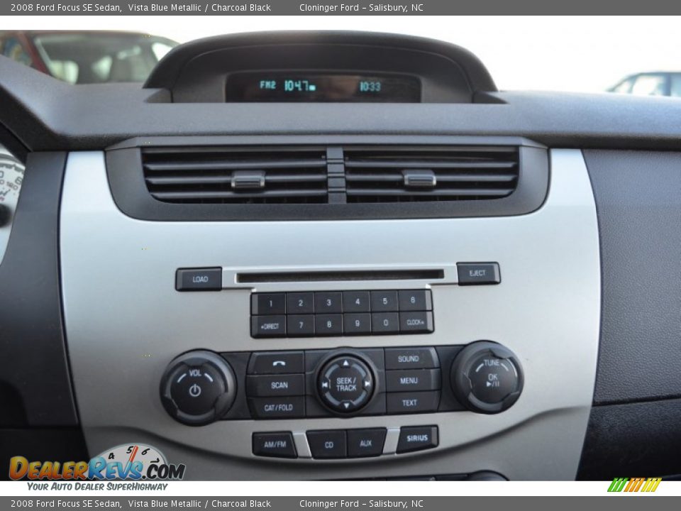 2008 Ford Focus SE Sedan Vista Blue Metallic / Charcoal Black Photo #27