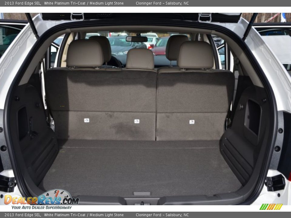 2013 Ford Edge SEL White Platinum Tri-Coat / Medium Light Stone Photo #13