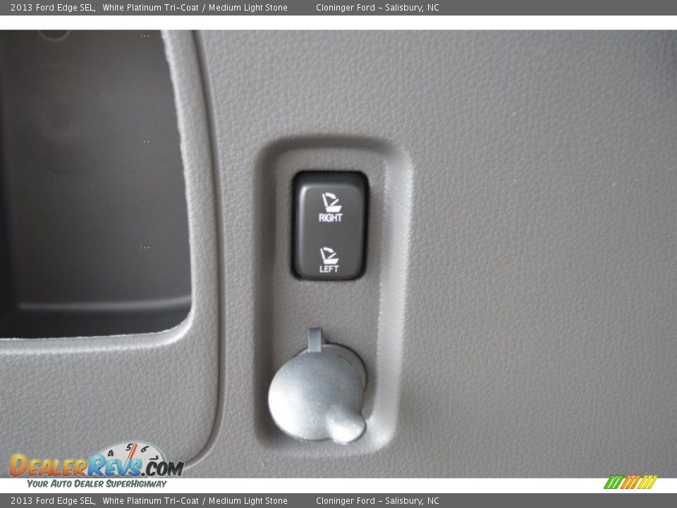 2013 Ford Edge SEL White Platinum Tri-Coat / Medium Light Stone Photo #14