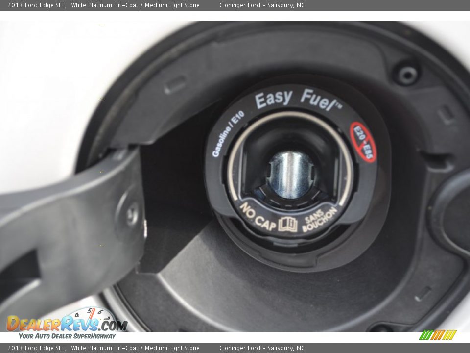 2013 Ford Edge SEL White Platinum Tri-Coat / Medium Light Stone Photo #22