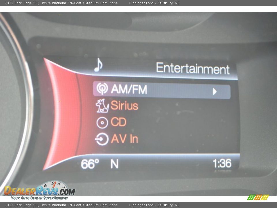 2013 Ford Edge SEL White Platinum Tri-Coat / Medium Light Stone Photo #30