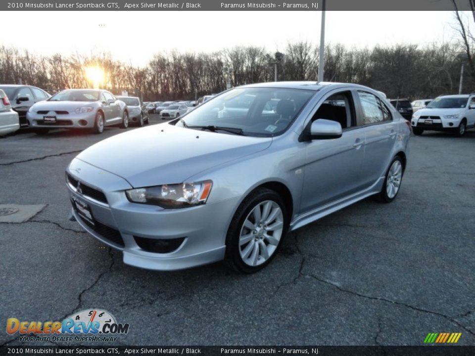 Front 3/4 View of 2010 Mitsubishi Lancer Sportback GTS Photo #1