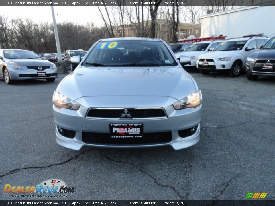 2010 Mitsubishi Lancer Sportback GTS Apex Silver Metallic / Black Photo #2