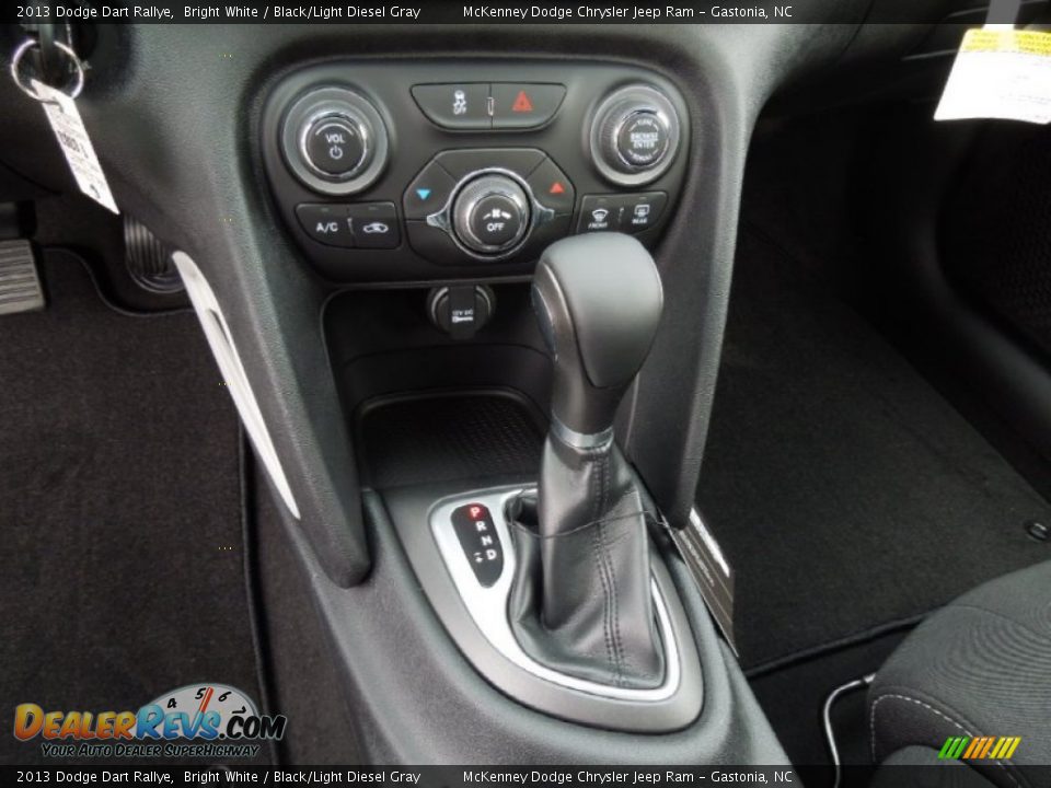 2013 Dodge Dart Rallye Bright White / Black/Light Diesel Gray Photo #12